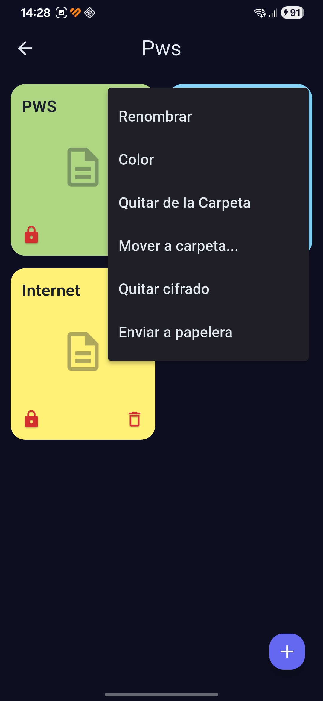 Cypher Notes pantalla 1