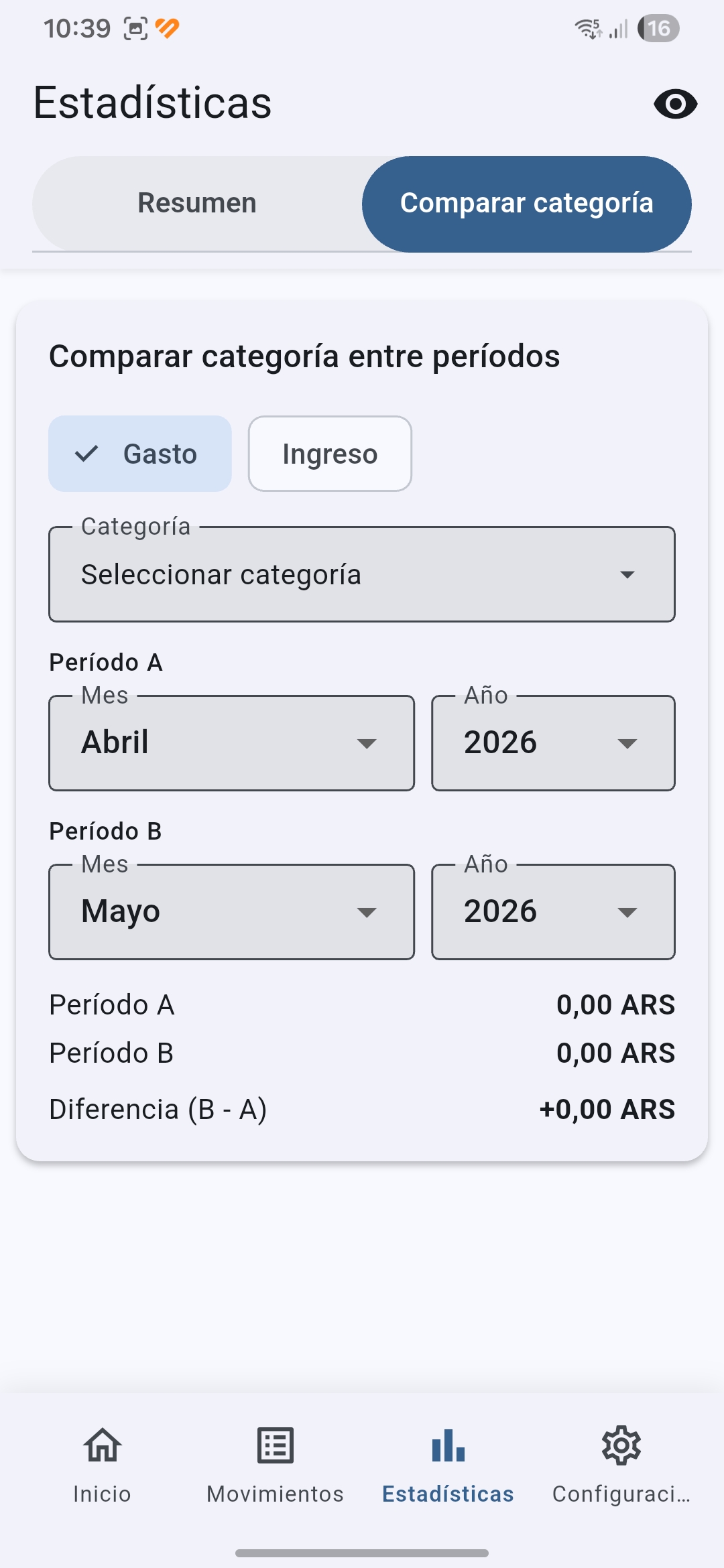 Dinario pantalla 5