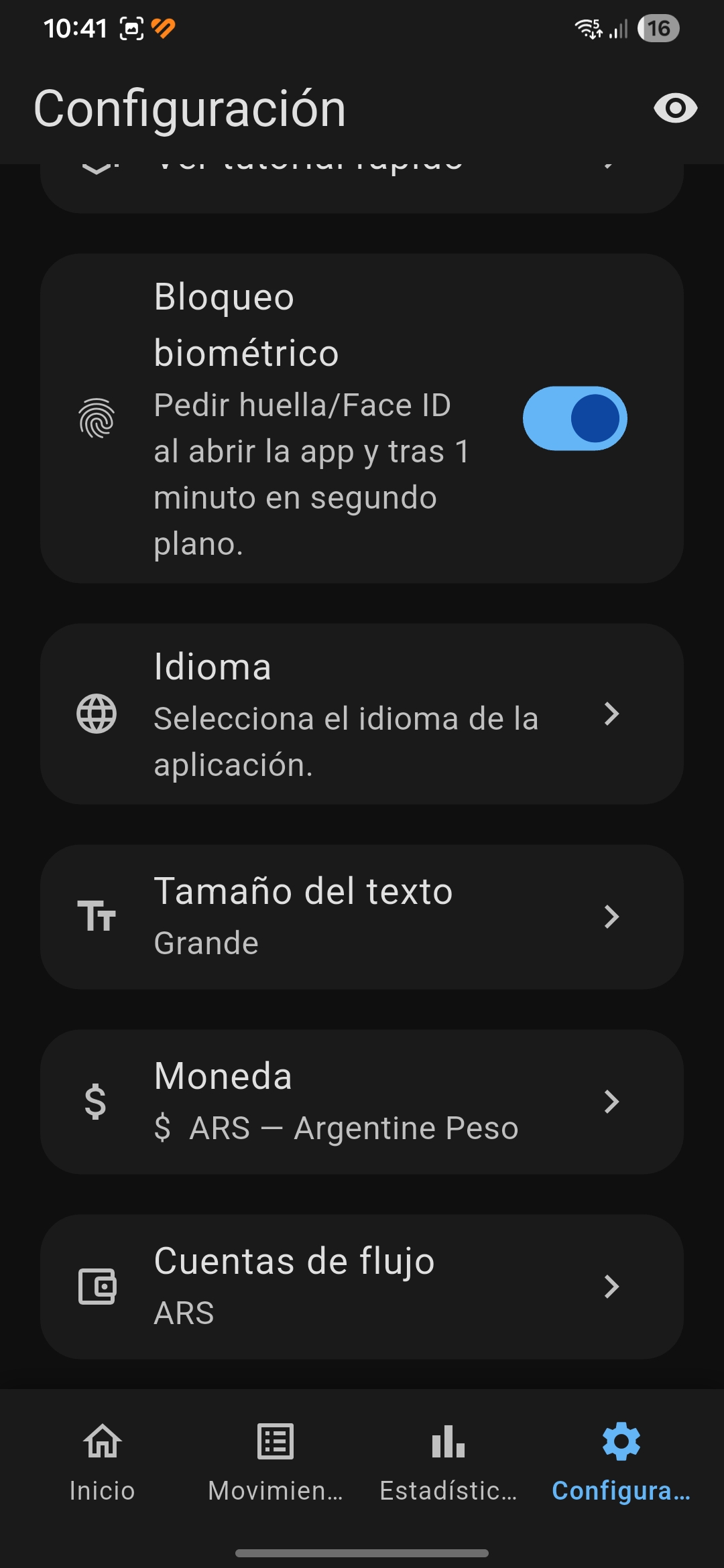 Dinario pantalla 11