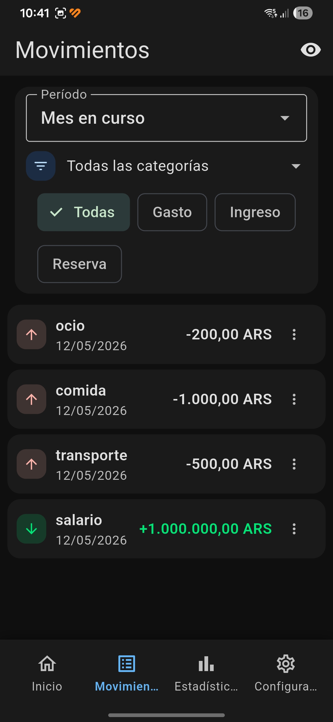 Dinario pantalla 12